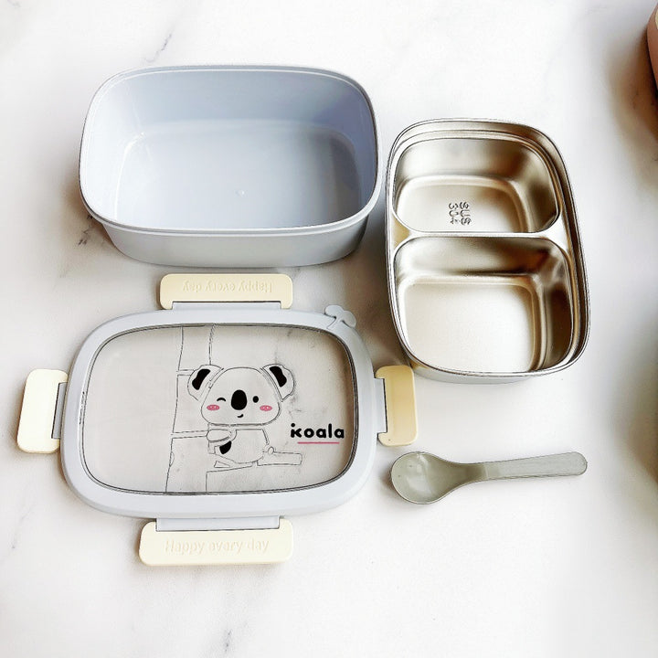 Süßes Koala-Design Edelstahl-Lunchcontainer