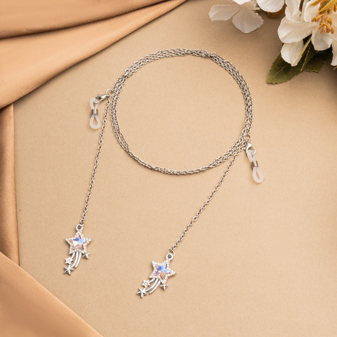 Floral Charm Brillen Kette Karnz