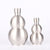 Damen Edelstahl-Wasserflasche mit trendigem Leder-Gurt Karnz