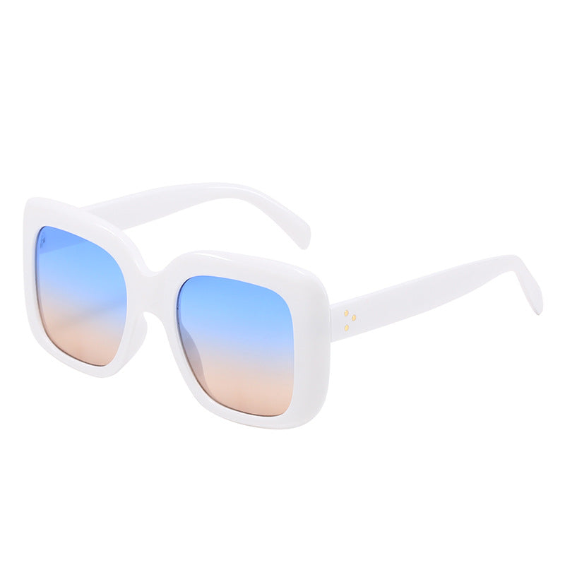 Damen oversized quadratische Sonnenbrille mit hochwertigem Kunststoffrahmen Karnz