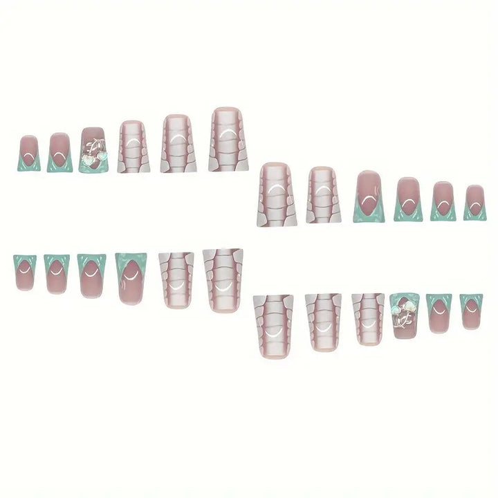 Künstlerische 3D-Nagelkunstverlängerungen Karnz