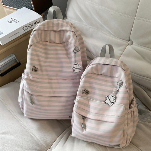Verspielt Gestreifter Rucksack