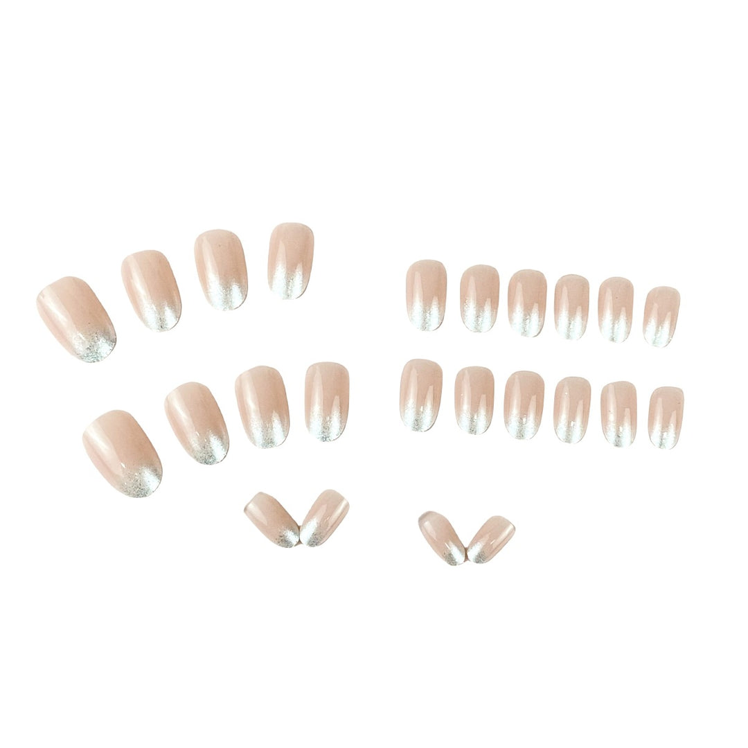 Elegante Ombre Nagelkunst Verlängerungen Karnz