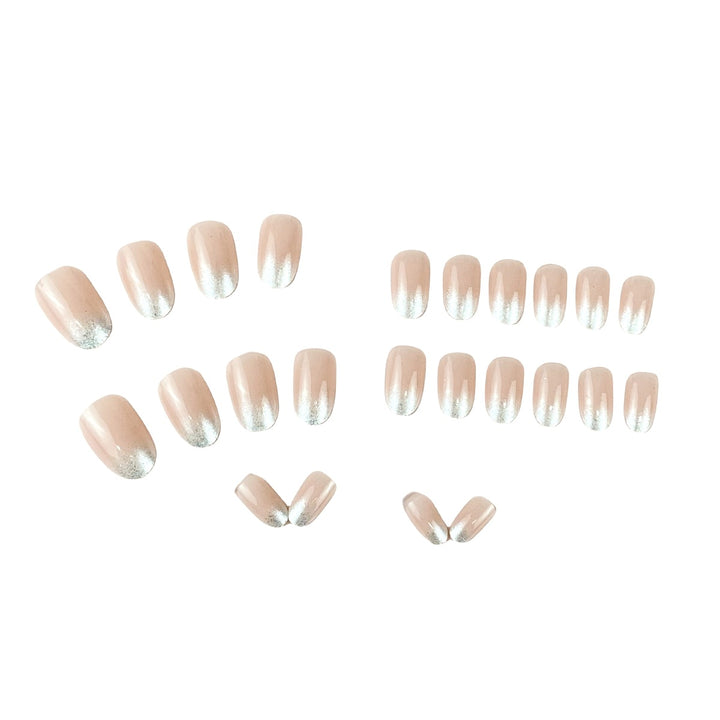 Elegante Ombre Nagelkunst Verlängerungen Karnz