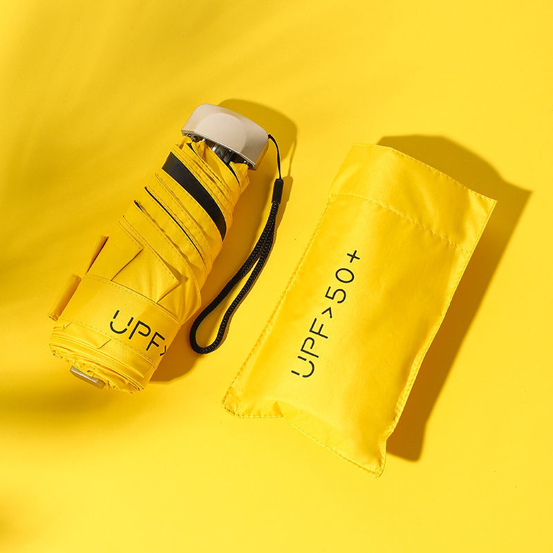 Damen faltbarer UV-Schutz Regenschirm Karnz