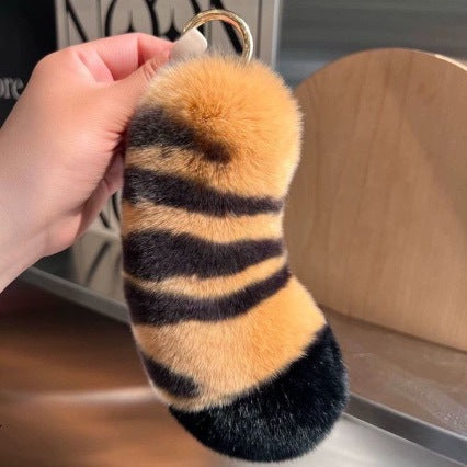 Plüsch Tigerpfoten Schlüsselanhänger Karnz