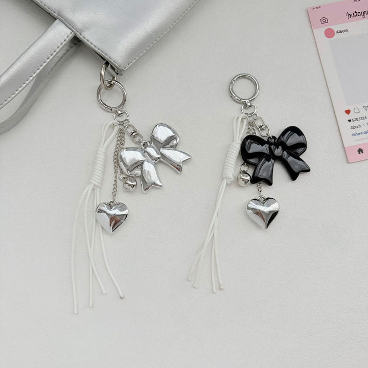 Eleganter Bogen Charm Schlüsselanhänger Karnz