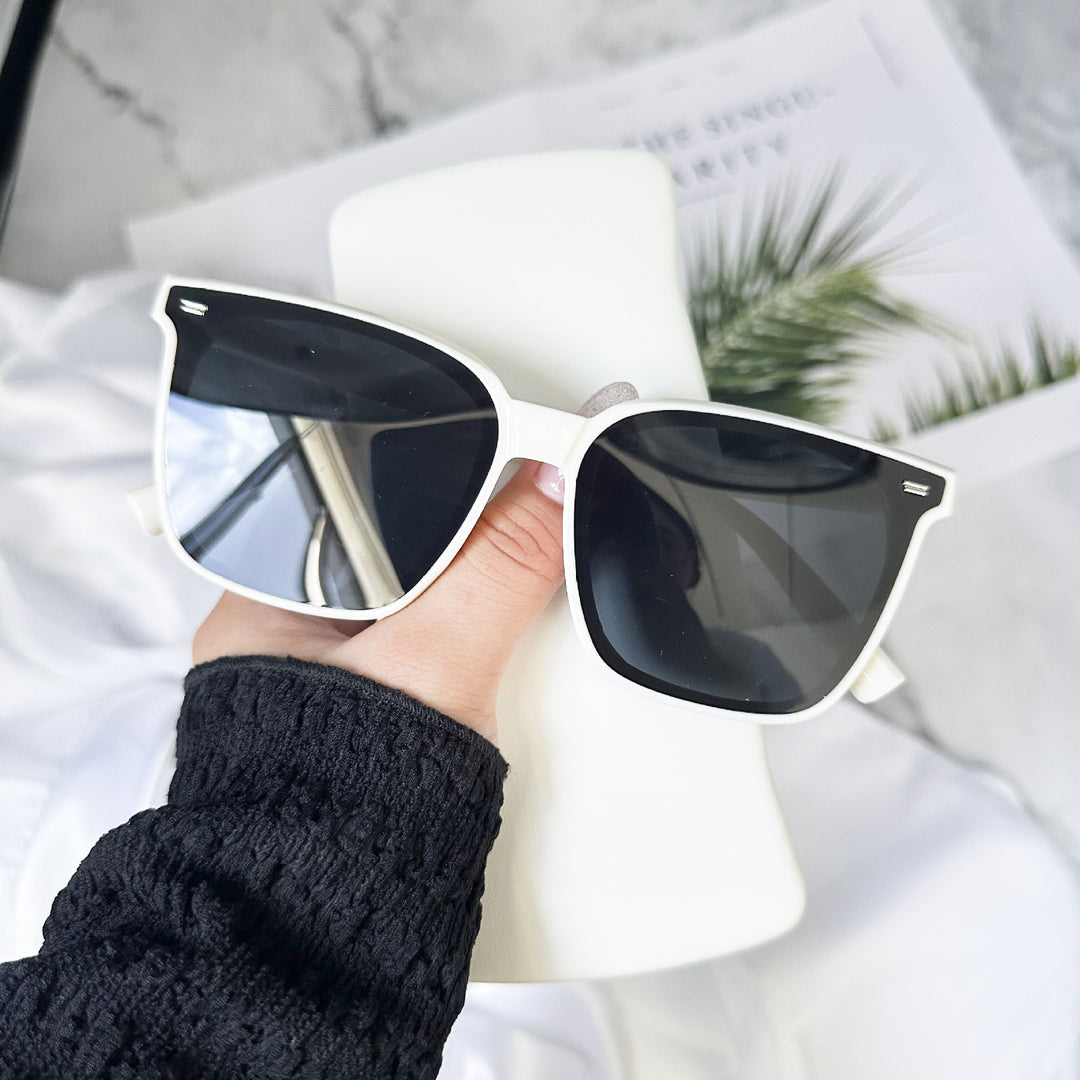 Übergroße quadratische Sonnenbrille