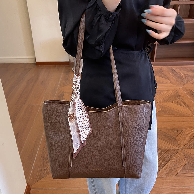 Klassische Leder Tragetasche