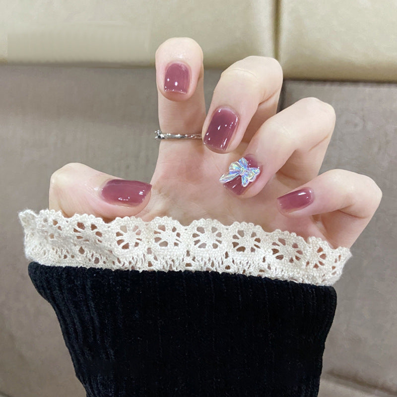 Festliche Nagelkunst Press-Ons Karnz