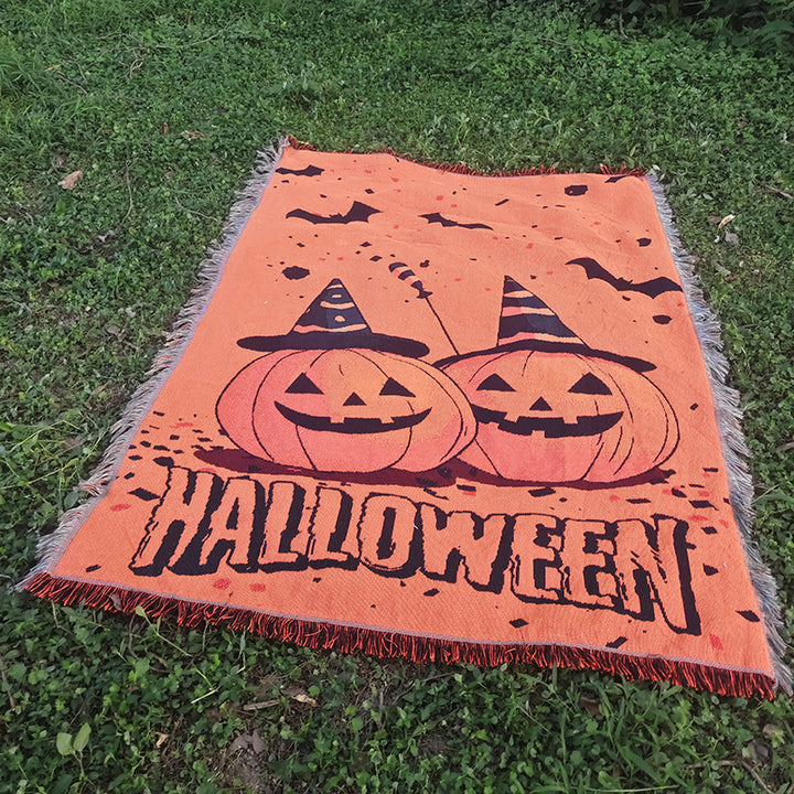 Halloween-Themen-Wurfdecke
