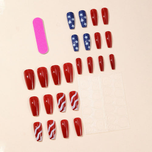 Patriotisches Nagelkunstset Karnz
