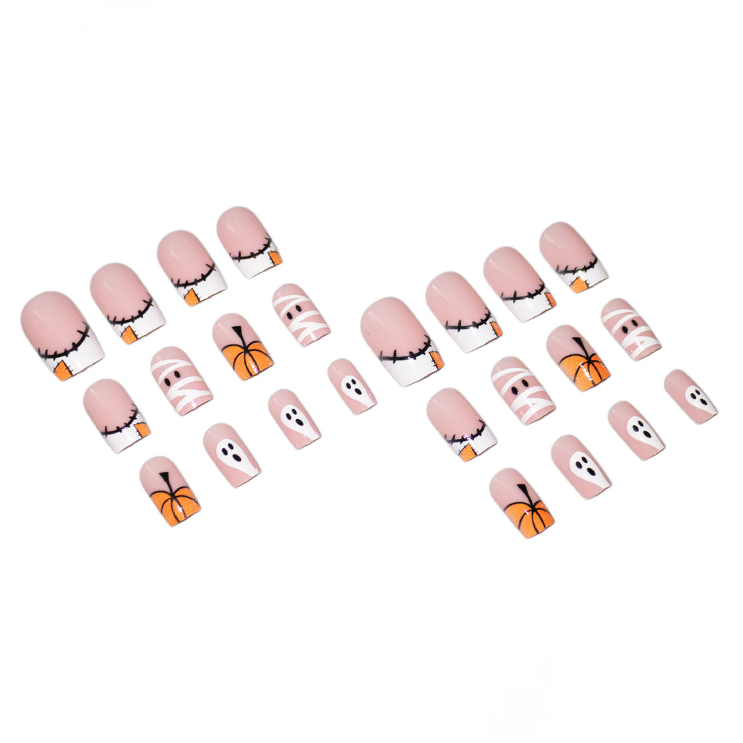 Halloween-Themen Press-On Nagelkunst Set Karnz