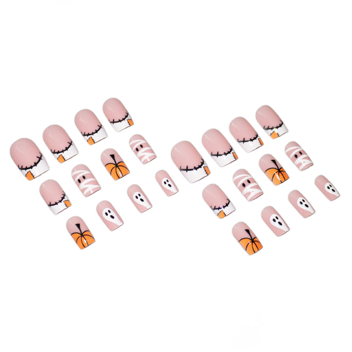 Künstlerisches Halloween-Themen-Nagelset