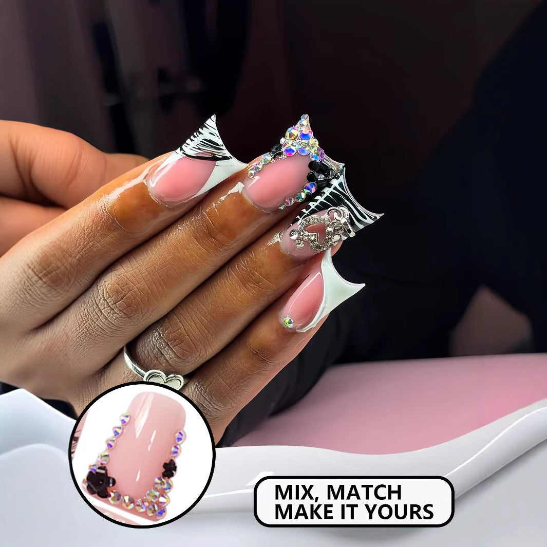 Elegante Nagelkunst Karnz