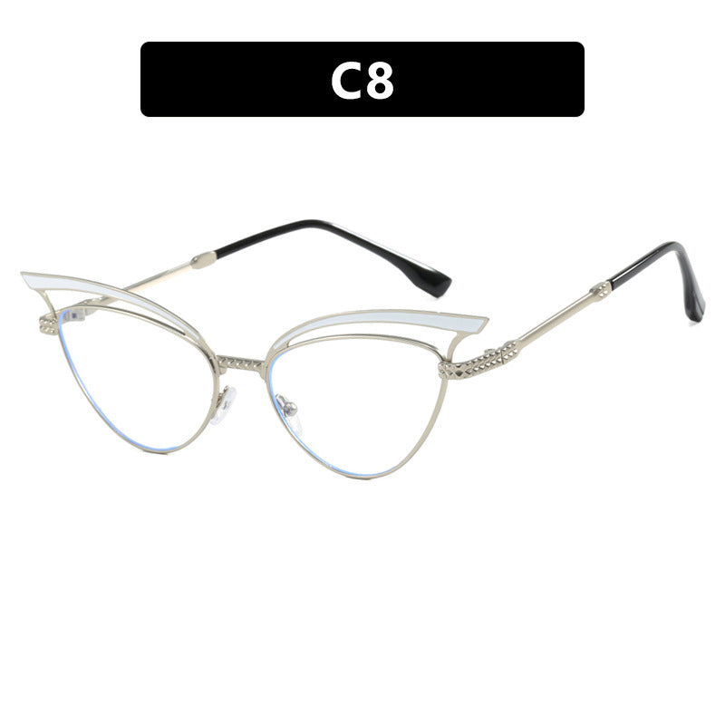 Damen Cat-Eye Brille mit filigranem Designelement Karnz