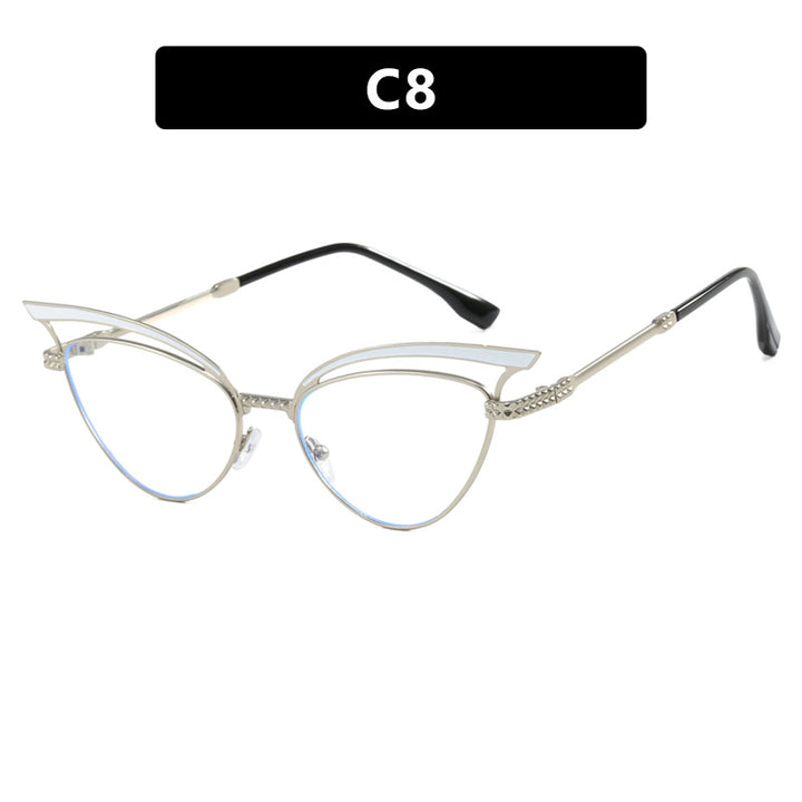 Damen Cat-Eye Brille mit filigranem Designelement Karnz