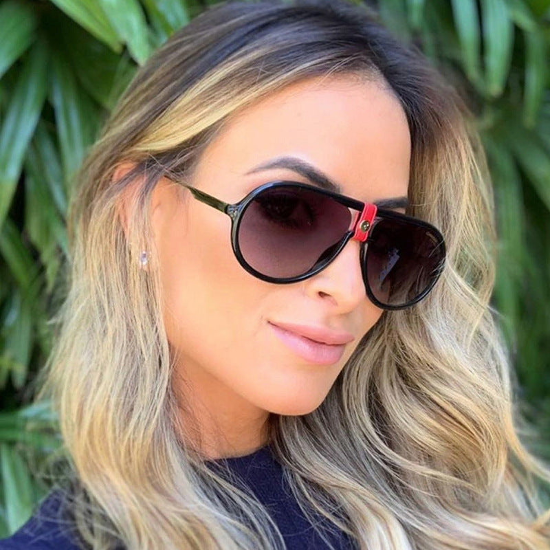 Damen modische Schutzbrille mit einzigartigem Doppelrahmendesign Karnz