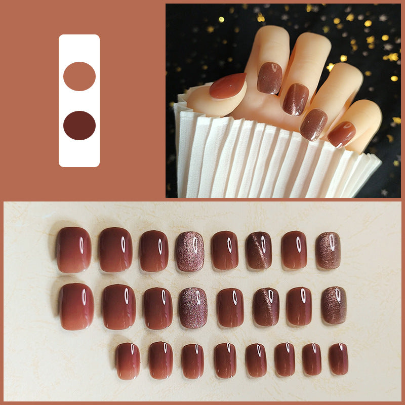 Ombre Glossy Press-On Nagelset