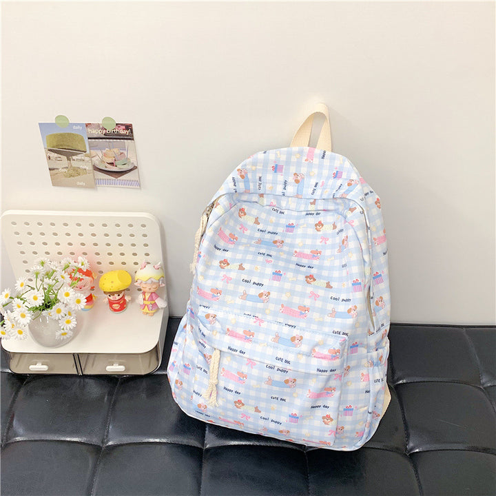 Verspielter Rucksack im Cartoon-Design