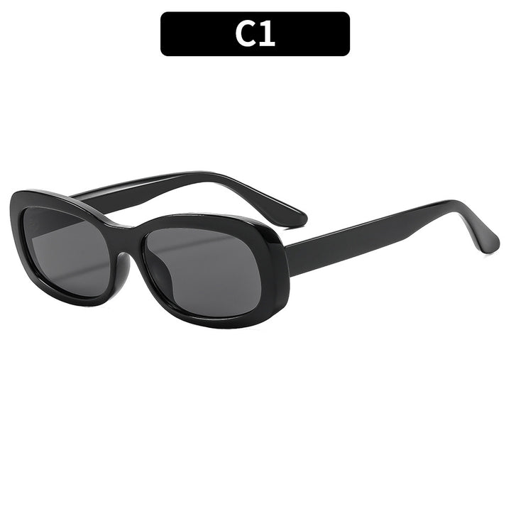 Vintage-inspirierte stilvolle rechteckige Sonnenbrille