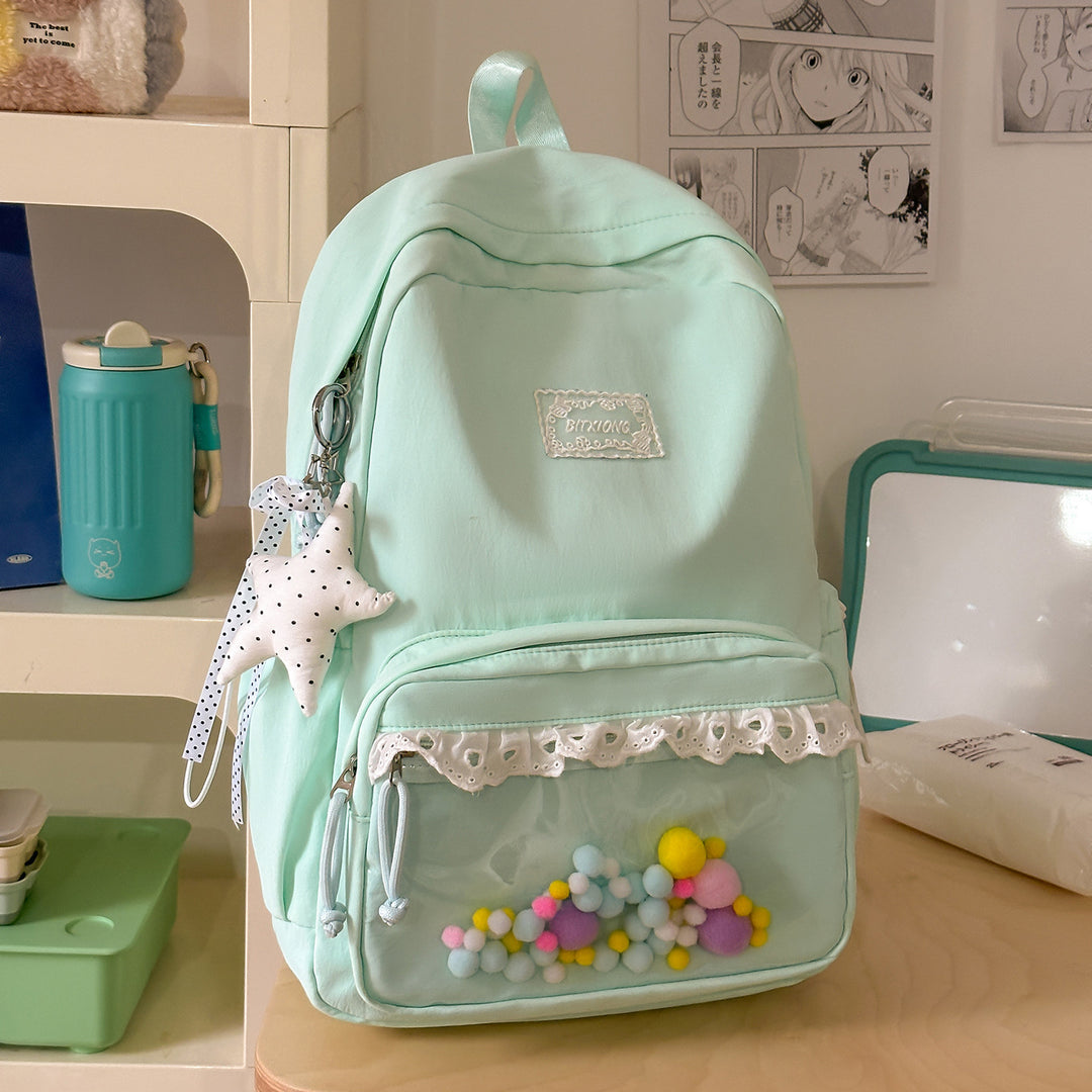 Stylischer Rüsch-Rucksack Karnz