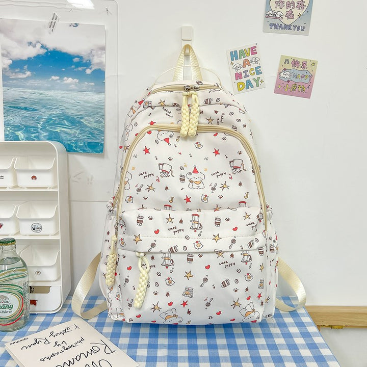 Verspielter Charakterdruck Rucksack