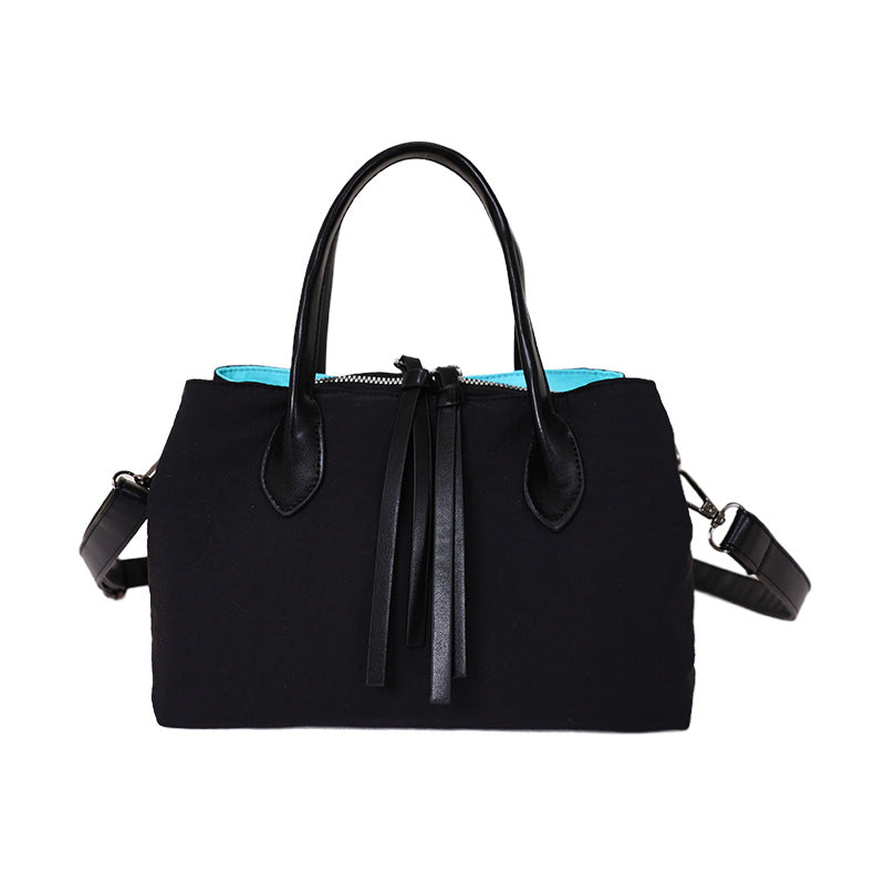 Chic Strukturierte Satchel Karnz