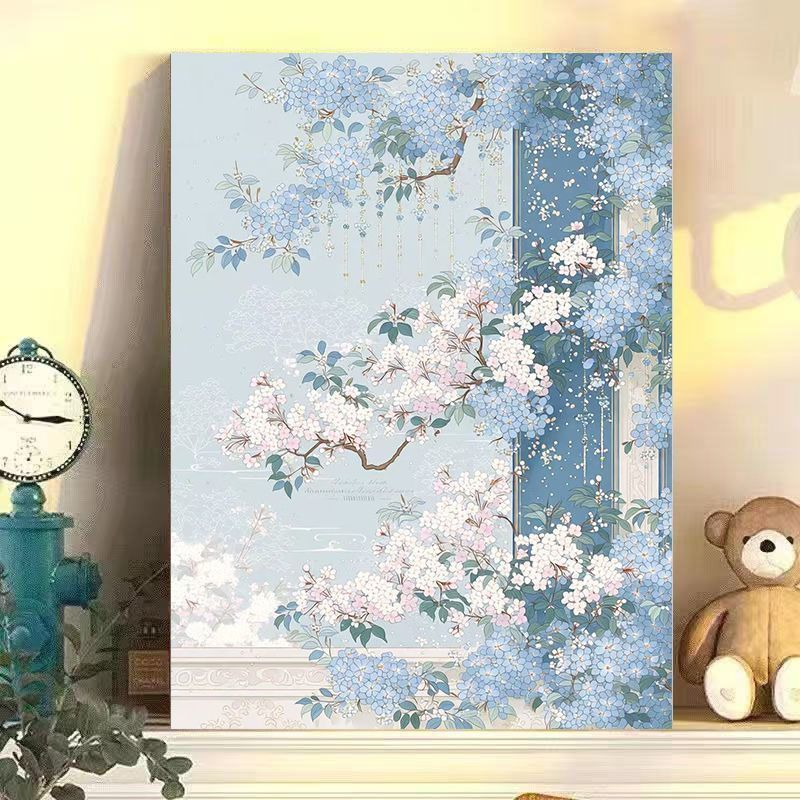 Floral Dreamscape Leinwanddruck Karnz