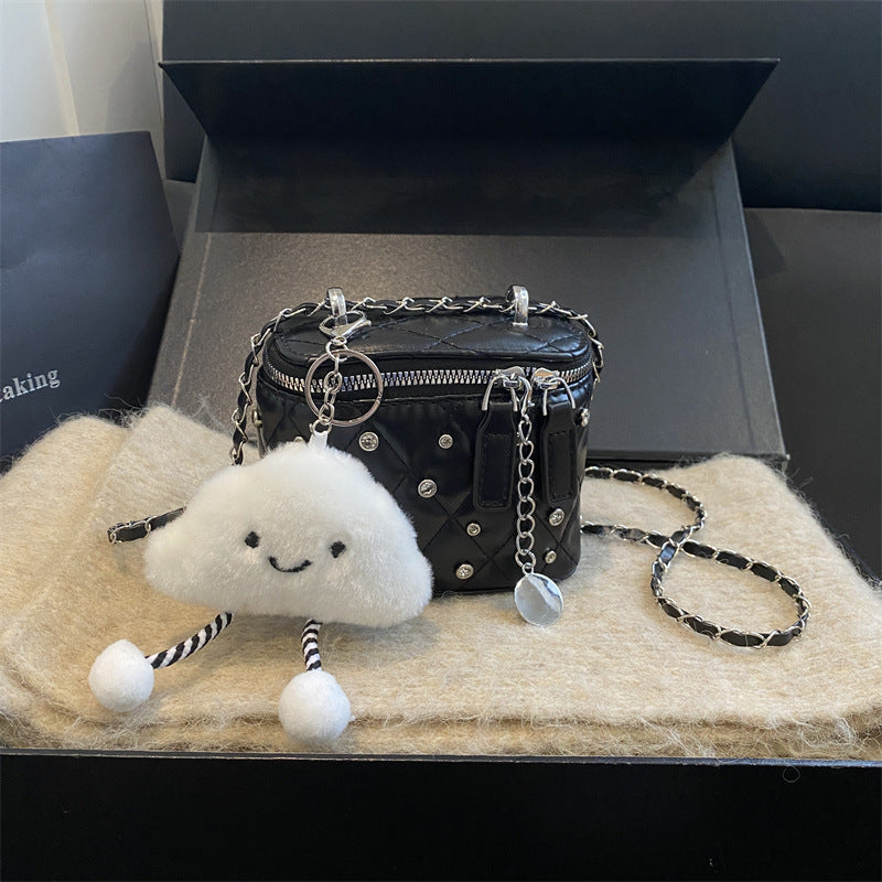 Trendige gesteppte Mini-Crossbody-Tasche