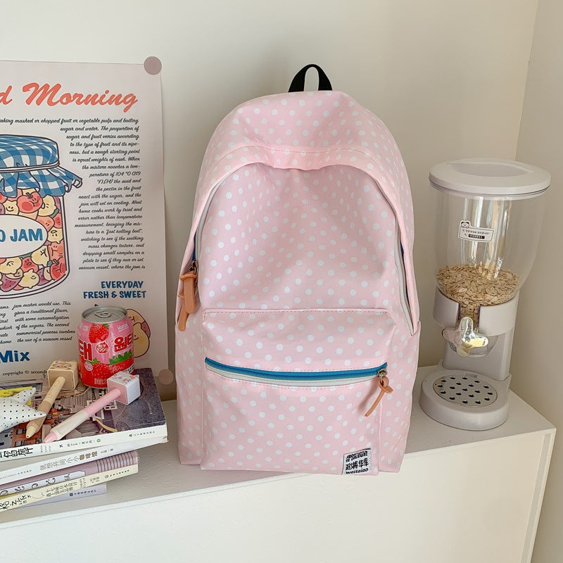 Polka Dot Design Rucksack