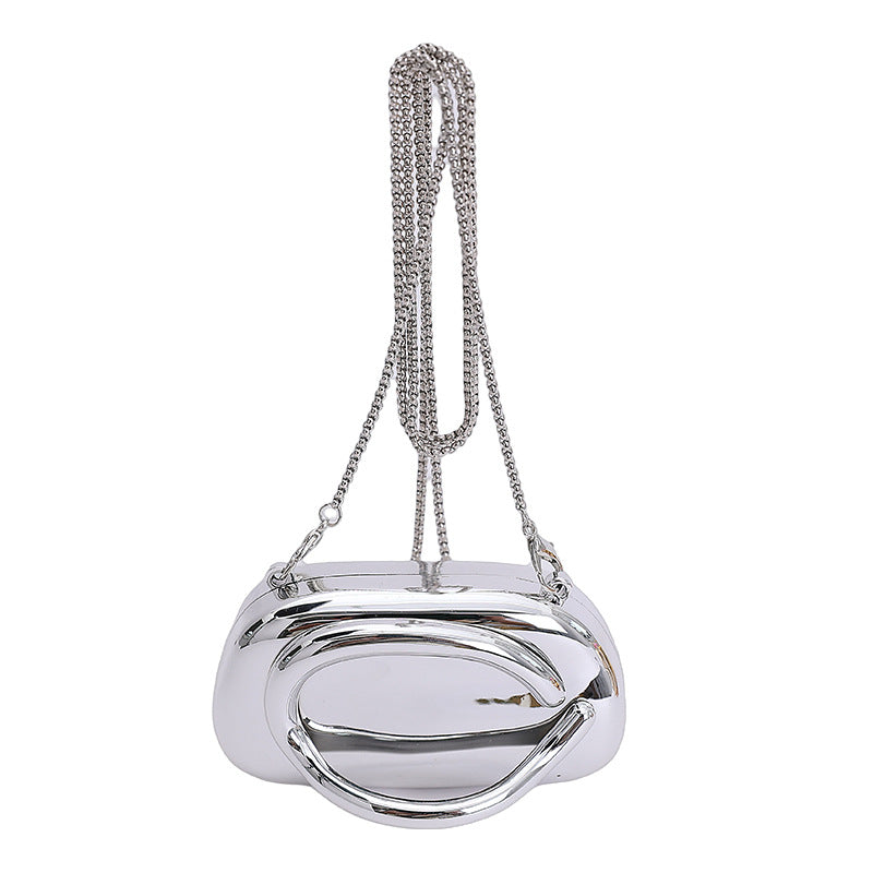 Chic Metallische Abend Clutch Karnz