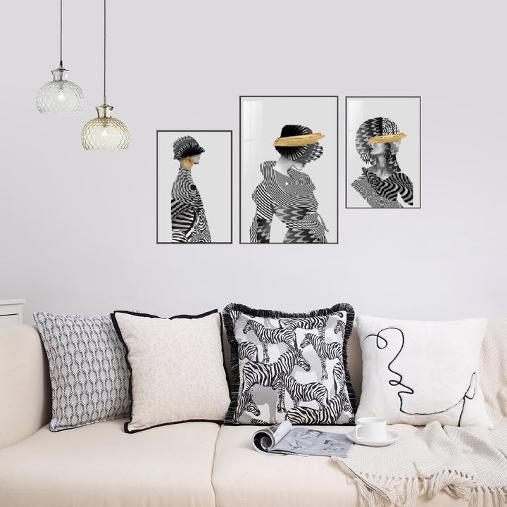 Abstrakte Kunst Dekokissenbezug