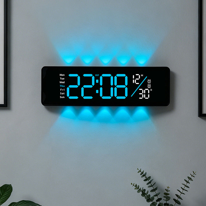 Digitaler Displaywecker mit Wochentagsanzeige und Temperatur Karnz
