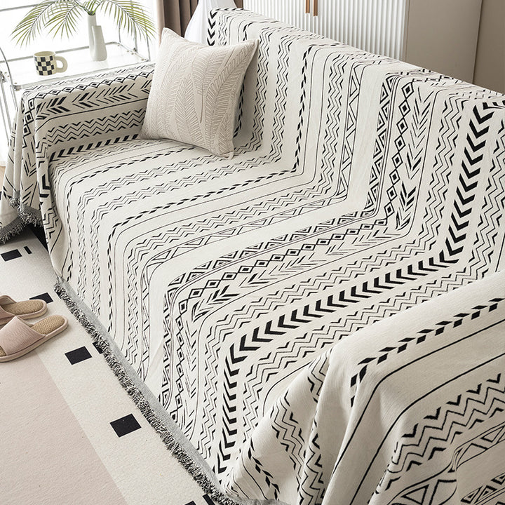 Geometrisches Muster Sofa-Decke