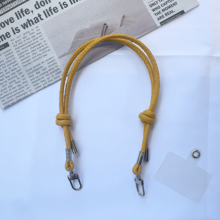 Premium geflochtener Lanyard mit ID-Halter Karnz