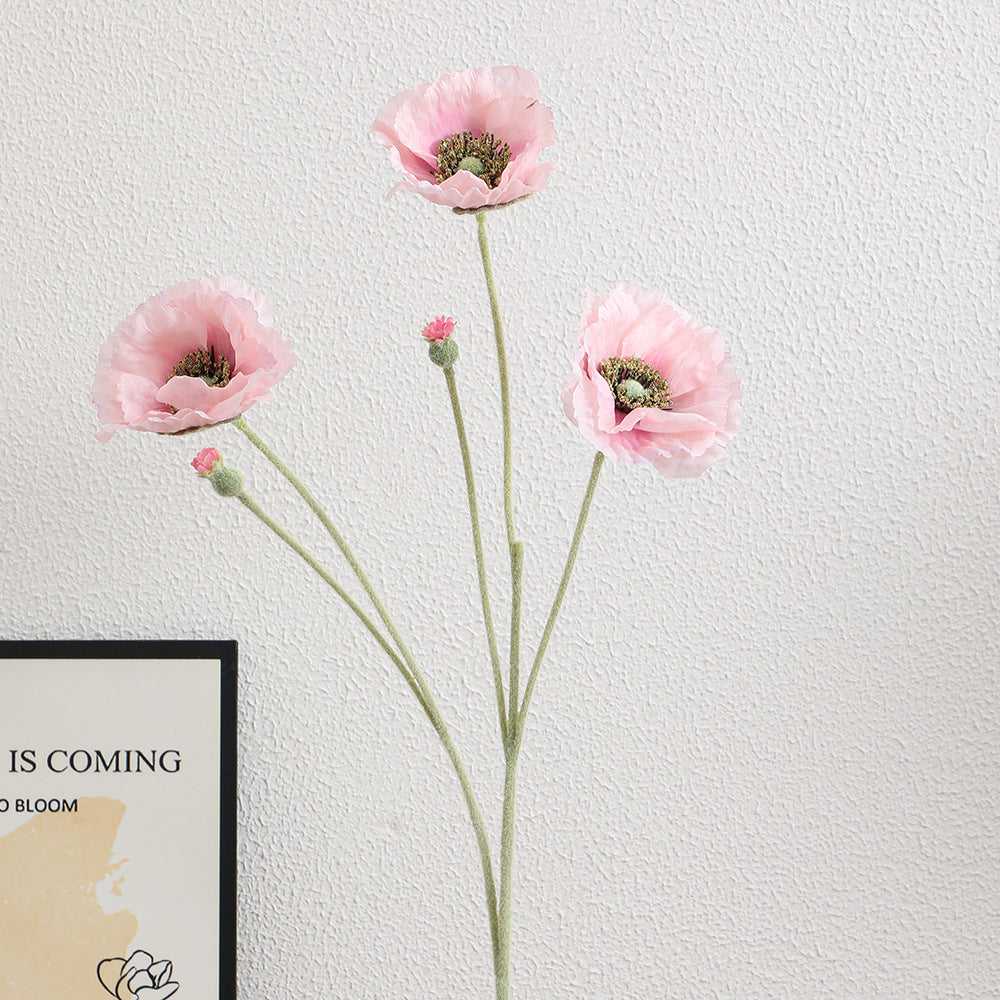 Künstlicher Romantischer Mohnblumenstrauß Karnz