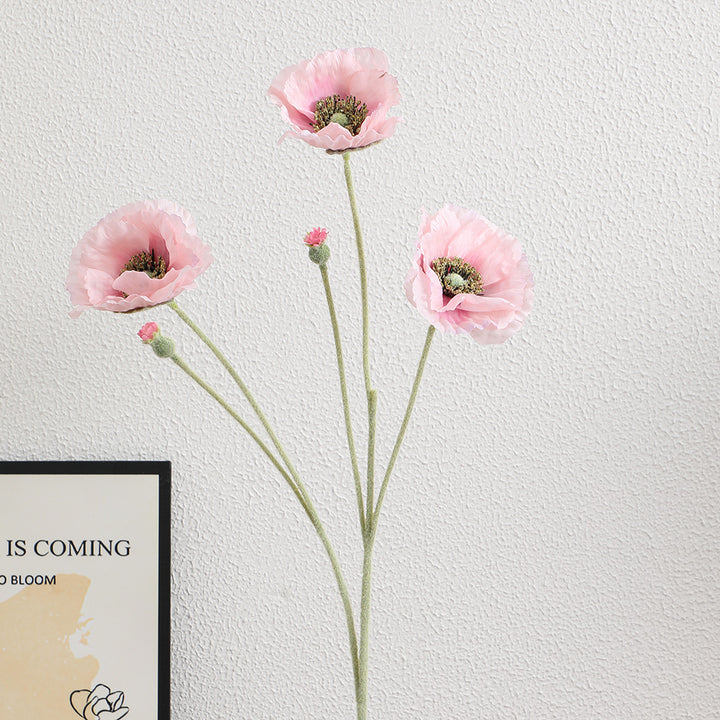 Künstlicher Romantischer Mohnblumenstrauß Karnz