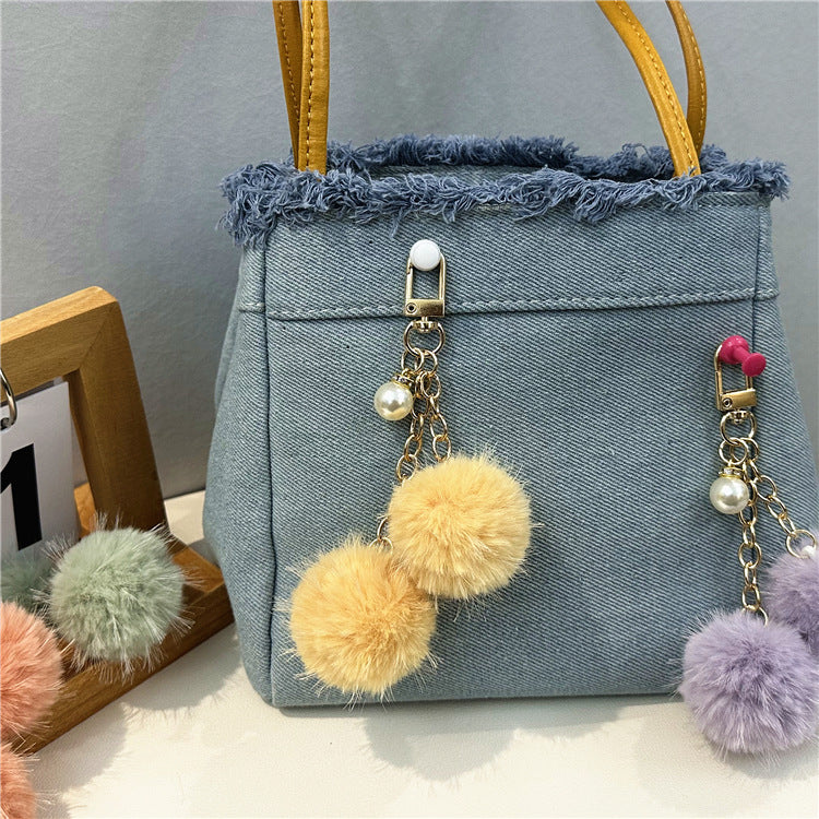 Stilvolle Denim Tragetasche Karnz