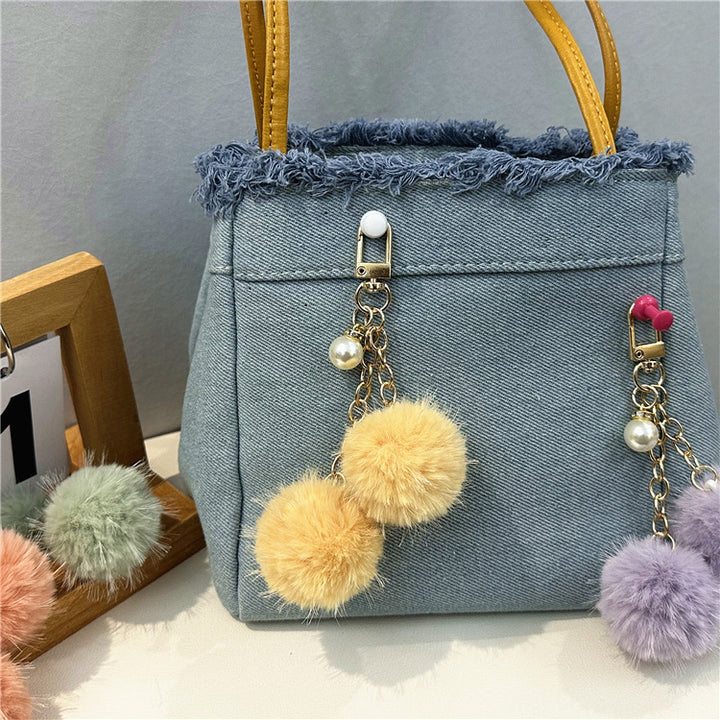 Stilvolle Denim Tragetasche Karnz