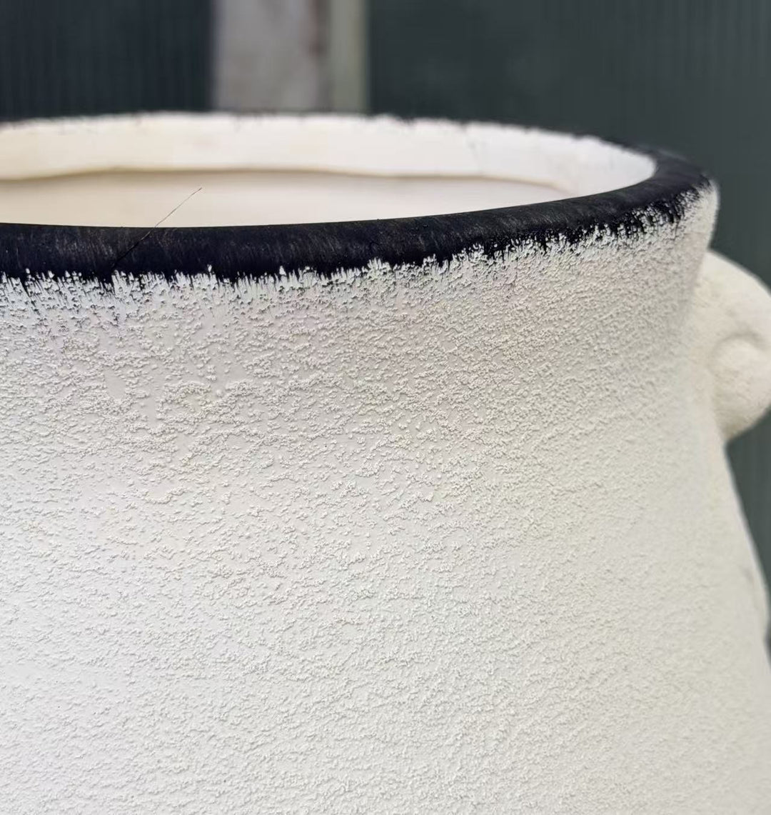 Handgefertigter Keramik Blumentopf Karnz