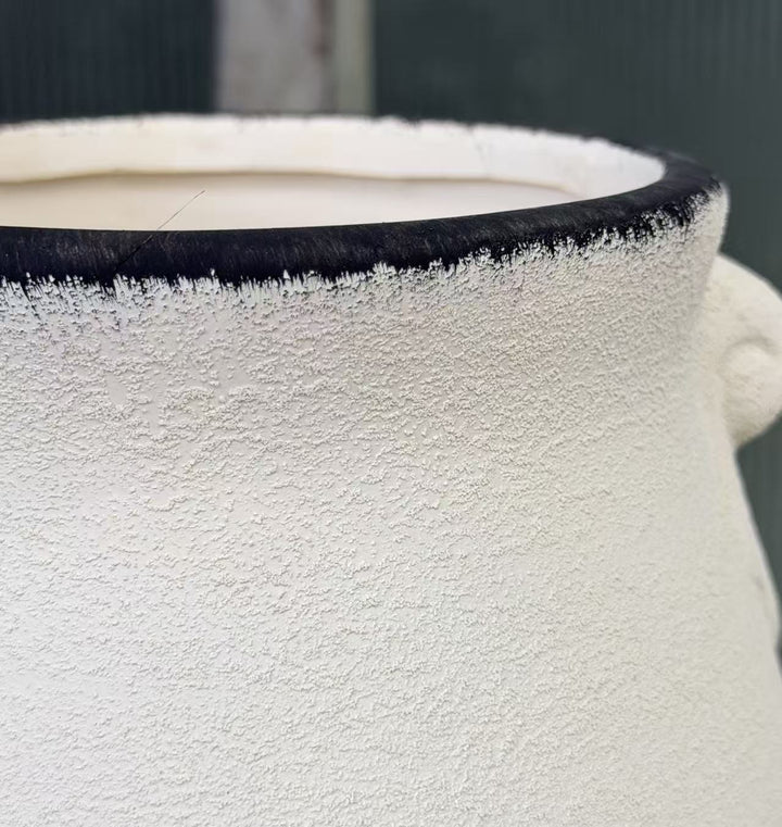 Handgefertigter Keramik Blumentopf Karnz