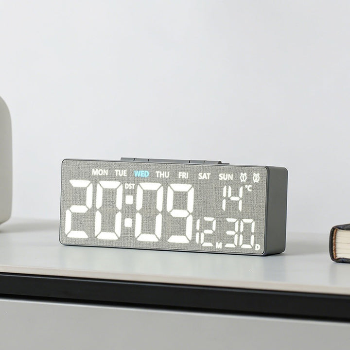 Digitaler Wecker mit Temperatursensor und Dateianzeige Karnz