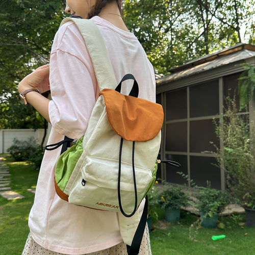 Multi-Taschen Stilvoller Rucksack mit Verstellbaren Trägern Karnz