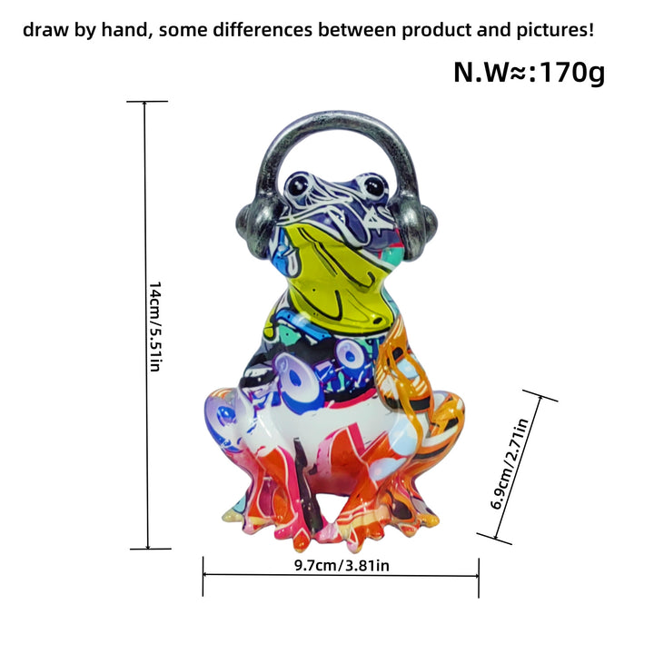 Musikalische Froschskulptur Karnz