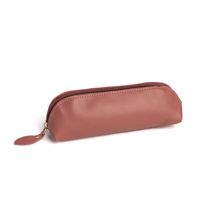 Premium Leder Reißverschluss Bleistift Etui Karnz