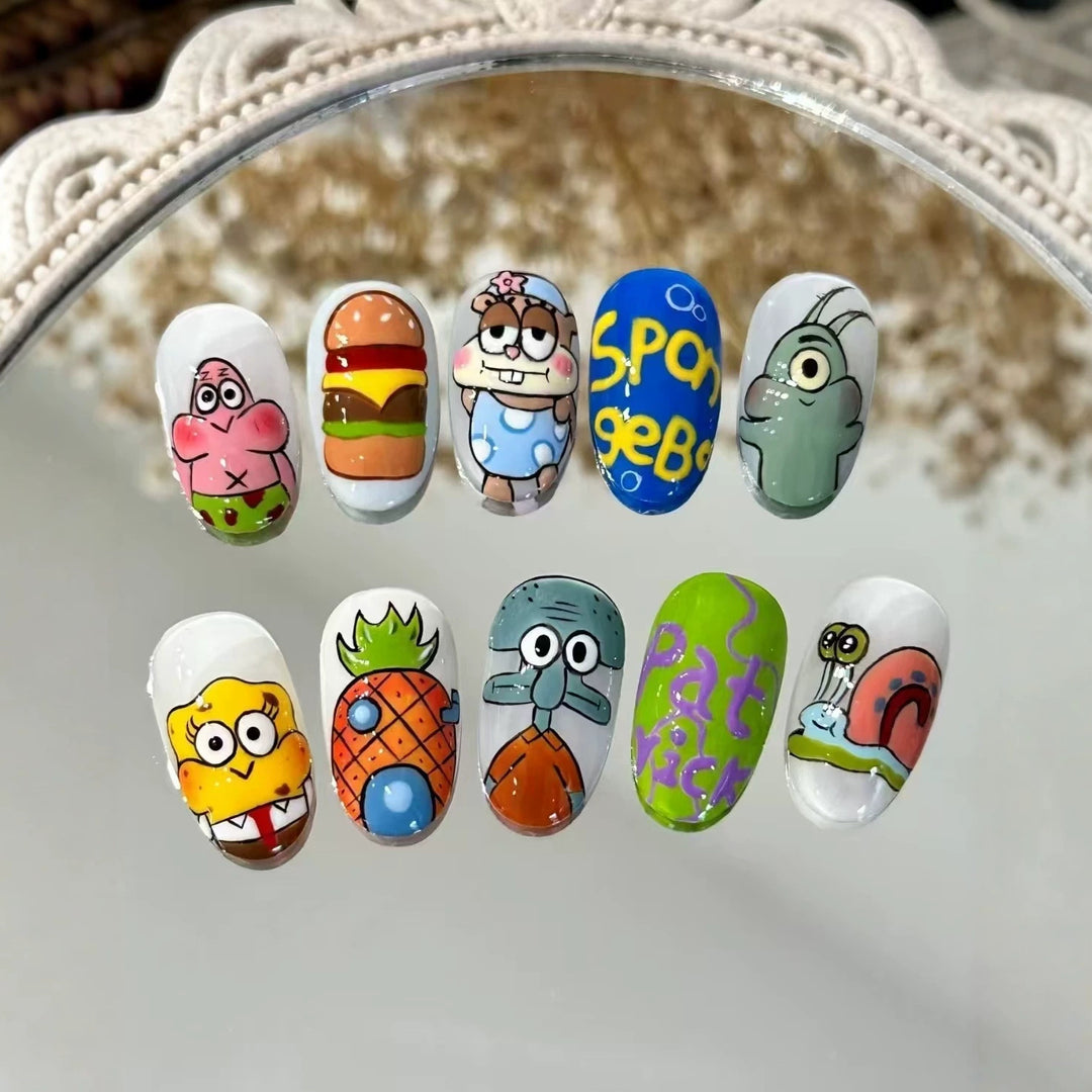 Fun Charakter Nagelkunst Set Karnz