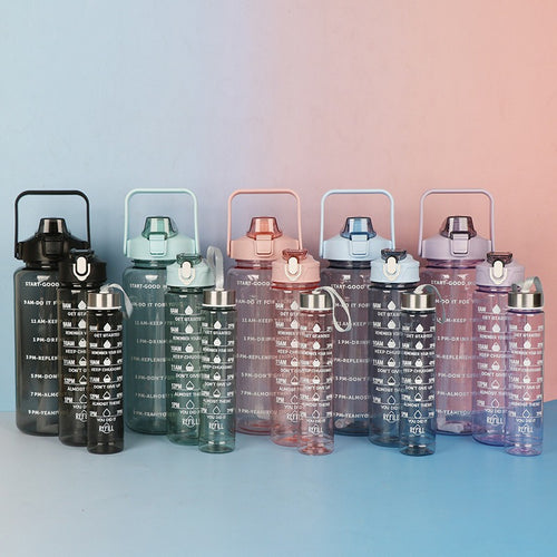 Damen Motivierende Trinkflasche Karnz