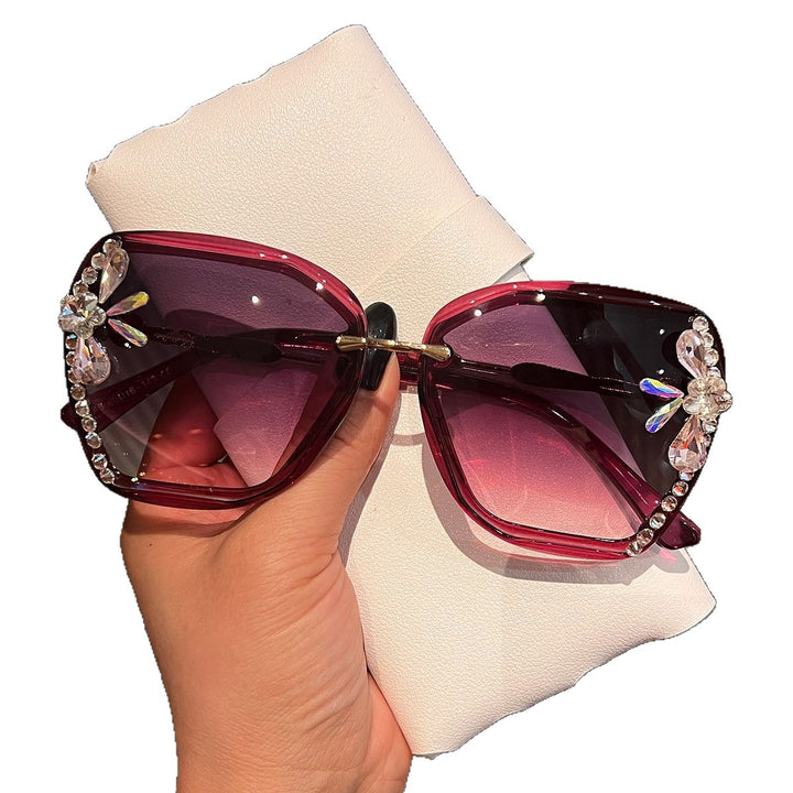 Damen Schmucksteine Sonnenbrille Karnz