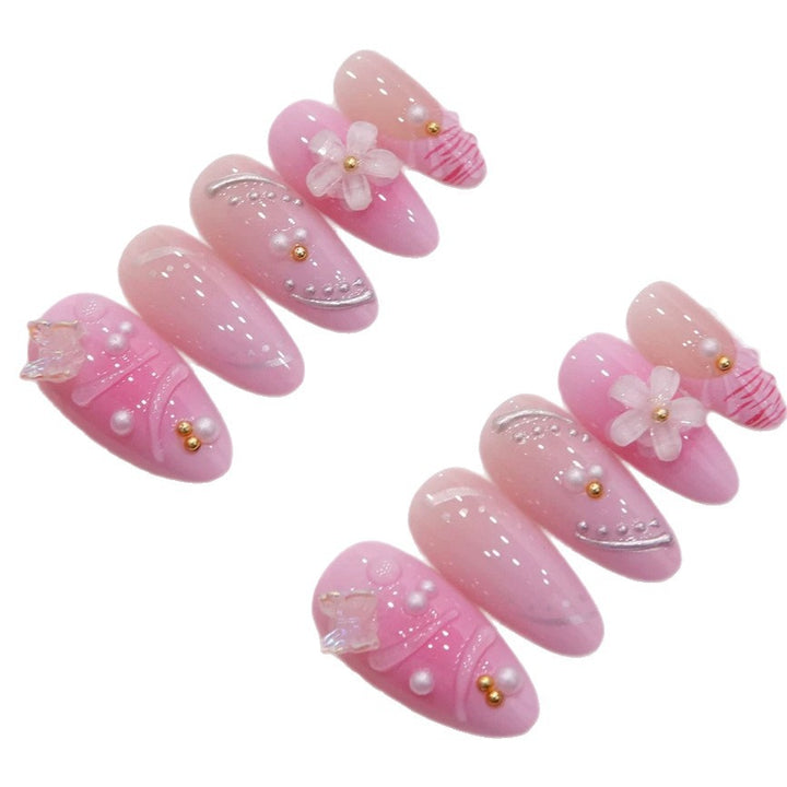 Luxuriöses dekoratives Press-On-Nagelset  1791254698